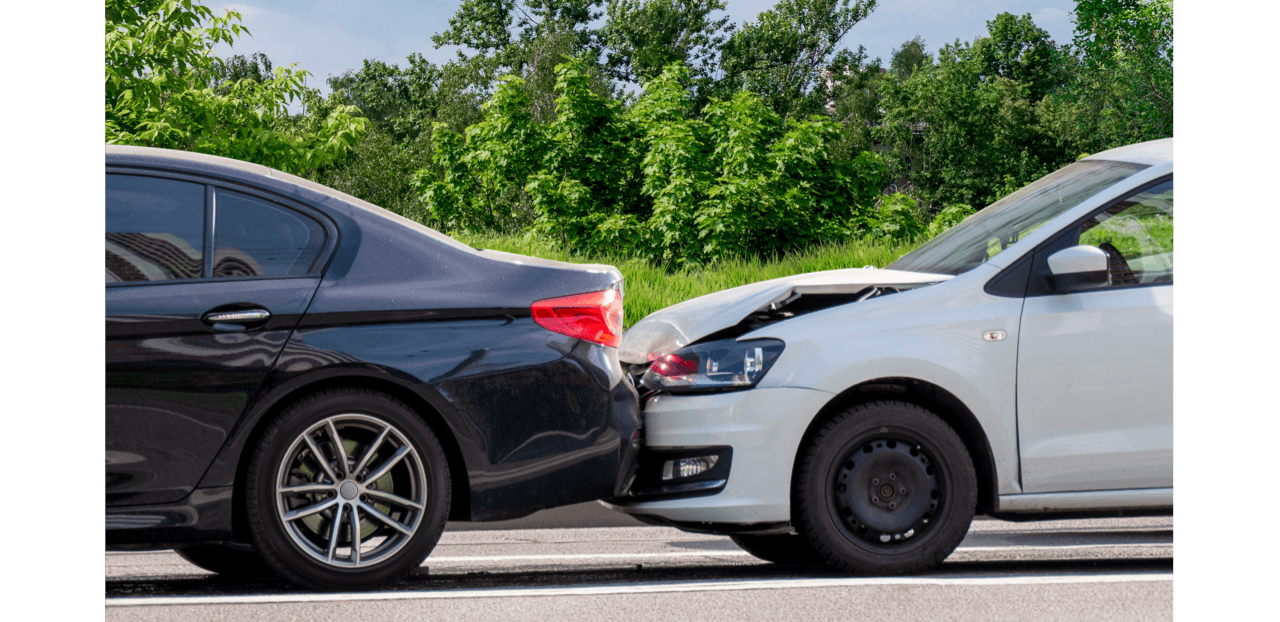 Car Accident Between Two Cars